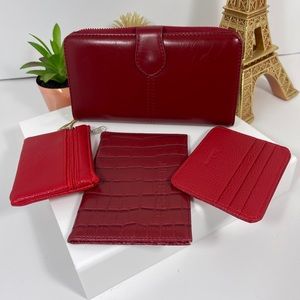 Women Big Capacity Wallet Hasp Zipper Wristlet